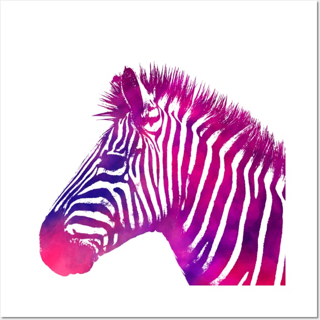Purple zebra #zebra Wall Art by JBJart